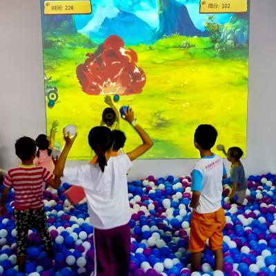 China All-in-one Esmagando bolas Projector Interativo Mural para crianças jogo à venda