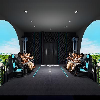 China Nova Invenção Assento Personalizado Imersivo 3D Teatro de Pistas Nuas Cinema Voador Profissional à venda