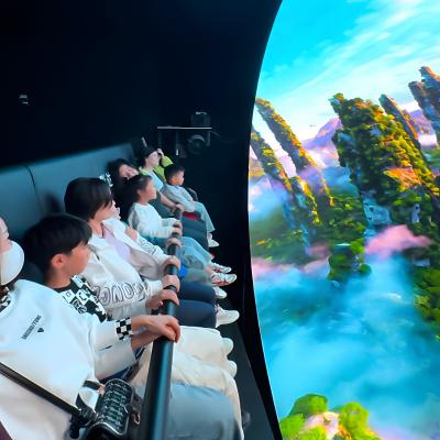 China Naked Eye 9D Kino 360 Immersive Dome Theater 10 Spieler Bewegung Fliegendes Kino zu verkaufen