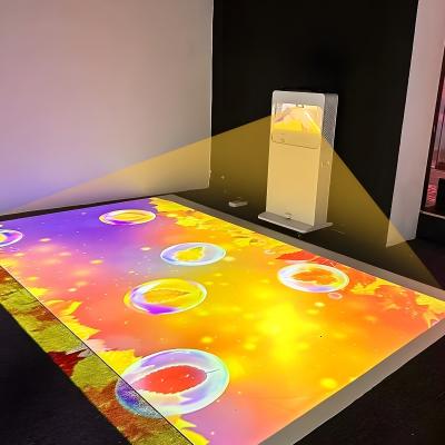 China 3D Hologram Interactive Floor Projector Movable Outdoor Mobile Projector for sale