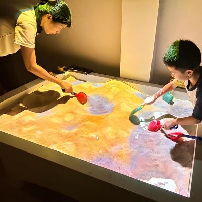 China Kids Interactive Sand Table Interactive Digital Projection System for sale