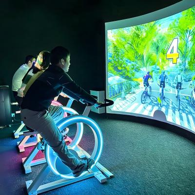 China Ar Dynamic Bicycle Projection AR Interactive Dynamic Bike Projection Digital Sports Intelligent Bicycle Interactive System for sale