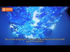 Northern Lights Holographic Projection Sky Screen Immersive Projector For Museum