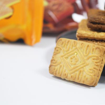 China Famous Glucose Hot Selling 100g Custard Chocolate Sandwich Cookie Multi-flavored Biscuits And Biscuits For Kids for sale