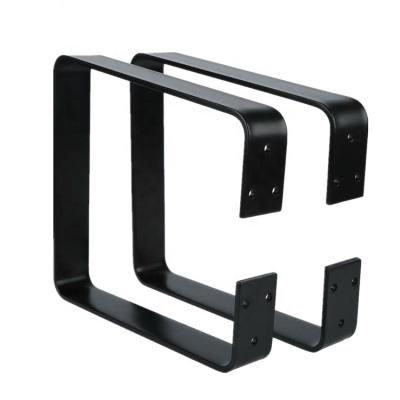 China Chair Price Rectangle Steel Brackets.Cheap Bench Legs Coffee Table Folding Metal Bracket Chair Table Bracket for sale