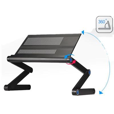 China Modern Adjustable Foldable Aluminum Laptop Table For Bed for sale