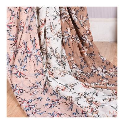 China Shrink-Resistant Digital Print Printed Chiffon Fabric100% Polyester For Clothing Lady Dress for sale