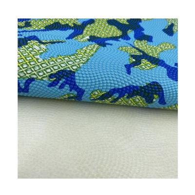 China Waterproof Wholesale Digital Printing Pvc Bags Fabric Leather Material for sale