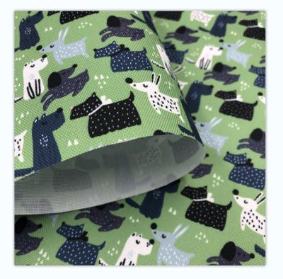 China LOW MOQ 600D Anti-Static Manufacturer PU Coated Cotton Fabric Digital Print With Your Own Design for sale