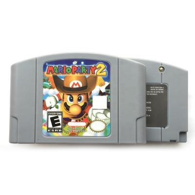 China In USA Version Fluent English Retro Video Games Cards N64 Games Mario Party 2 SFN6402 for sale