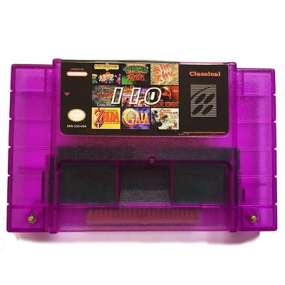 China Video Games Parts In Stock Purple Battery Save Shell 110 In 1 Cards SNES Video Game Console Game Other Game Accessories for sale