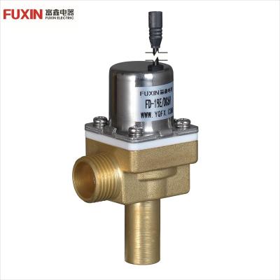 China General FUXIN FD-18E 90 Degree Angle Brass Thread Locking Urinal Water Solenoid Valve G1/2 DC 6v 12v IP67 Waterproof for sale