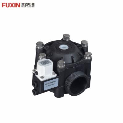 China General FUXIN Diaphragm Flow Irrigation WC Water Solenoid Valve FD-9022 PPA Large DC6V G1 Wire for sale