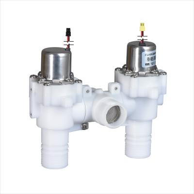 China General FUXIN Toilet Water Solenoid Valve FD-805 DC6V POM G3/4 Smart Male Dual Thread for sale