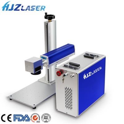 China 20W /30w/ 50w/70W/100W Air Cooled Glass Portable Fiber Laser Marker Raycus Source for sale