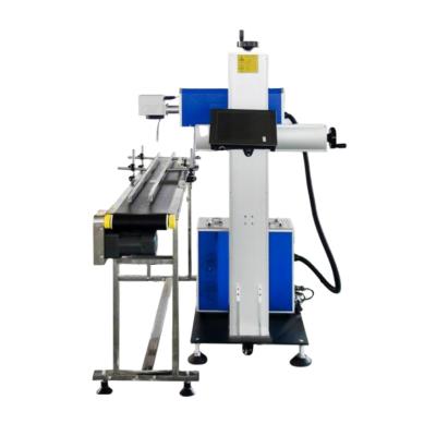 China Wood Leather Laser Marking HJZ 30W CO2 Laser Marking Machine CO2 Laser Etching Marking Machine for sale