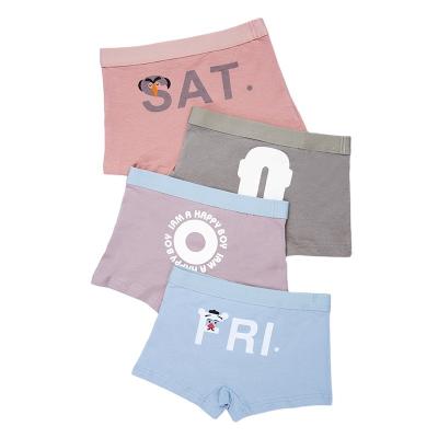 China Wholesale Custom Breathable Cotton Breathable Underpants Boxers Underwear Kids Boys Teenage Cute Panties for sale