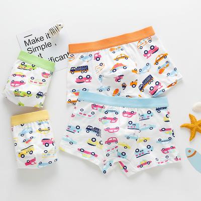 China OEM Breathable Support Kids Boxers Cotton Kid Boys Underwear Custom Cartoon Kids Underwear Boys for sale