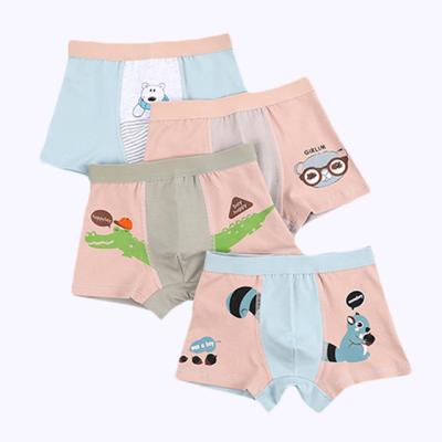 China Wholesale Cotton High Quality Children's Breathable Underwear Can Be Customized Cartoon Pattern Boys Underwear Boxer Briefs for sale