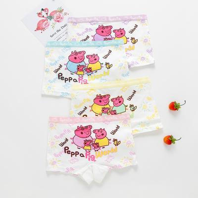 China Kid Breathable Boxer Briefs Custom Cartoon Printed Cute Underwear Children 14 Years Old Girl Underwear for sale