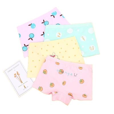 China Hot Selling Cotton Girls Cartoon Panties Children's Cute Kids Girls Underwear Breathable Warm Comfortable Boxers Briefs for sale