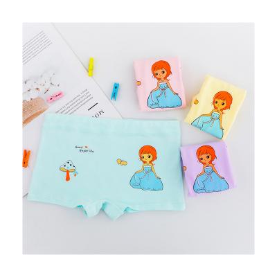 China Factory Direct Selling Breathable Princess Printing Butterfly Printing Comfortable Girls Underwear for sale