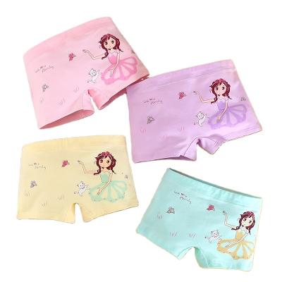 China Wholesale Kids Breathable Underwear Supplier Cute Girls Boxers Briefs Cheap Price Panties For Teenage Girls for sale