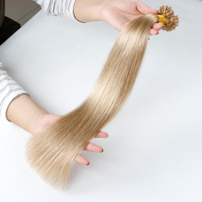 China Factory Price Curly U Loop Curly Hair Extensions Double Ended Hair 100% Remy Cuticle Intact Keratin Hair for sale