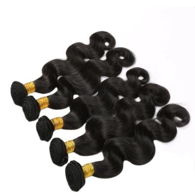 China BW1b# Natural Indian Wave Full Cuticle Aligned Virgin Hair Weft Extensions Tangle Free for sale