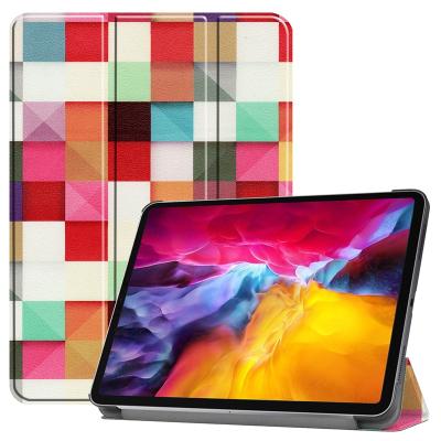 China Pad For iPad Pro 2021 11 Inch Case Printed Triple Standing Smart Case Cover For iPad Pro 11 2021/2020/2018 for sale