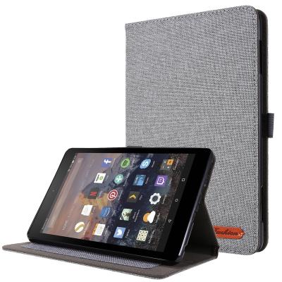 China Amazon Kindle Fire HD 10 Plus 2021 Tri-Flold Case Book Style PU Tablet Leather Cover For Kindle Fire HD 10 20211 for sale