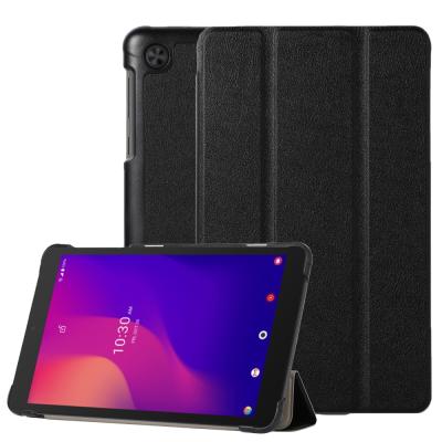 China Protective For Alcatel Joy Tab 2 8 Inch Triple PU Tablet Leather Case For Alcatel 3 T8 Protective Shell Case for sale