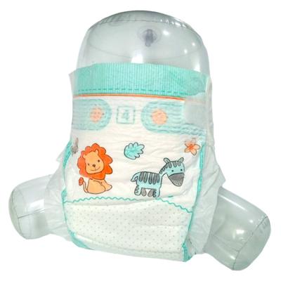 China Printed Baby Diaper Disposable Diaper Diaper High Absorbency Night Use Soft Breathable Unisex Baby Diapers Made Of Fufu Non Woven Fabric for sale