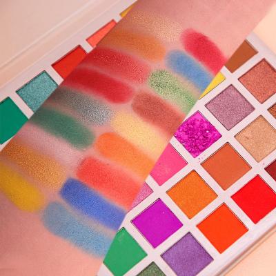 China Waterproof Make Up Your Own Cosmetics Waterproof Pigment Makeup Vegan Eyeshadow Palette for sale