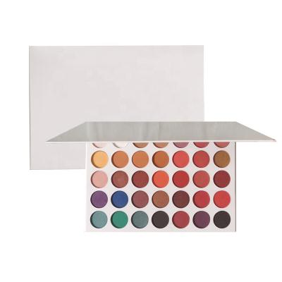 China Waterproof Vegan Matte Pigment Eyeshadow Private Label Design Makeup Palette for sale