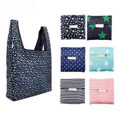 China Factory Direct Eco Friendly Polyester Waterproof Reusable Foldable Shopping Bag for sale