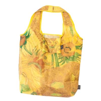 China 100% Recycled PET Eco-friendly Plastic Bottle Recycled rPET Laminated Shopping Tote Bags Custom for sale