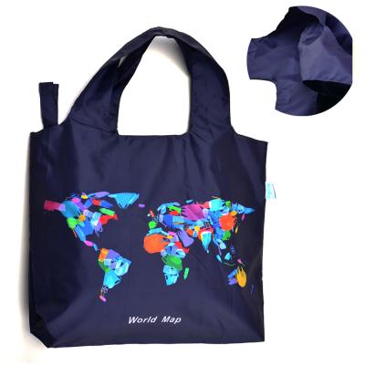 China Eco-Friendly Promotional Custom Foldable Dust Grocery Polyester Fabric Polyester Bag Nylon Bag For Women Wholesale for sale