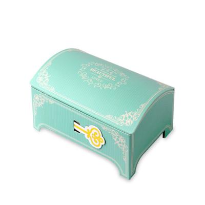 China Recycled Materials Jewelry Gift Folding Cardboard Perfume Box for sale