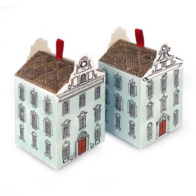 China Recyclable Cookie Box Gift Box European Candy Home Baking Package for sale