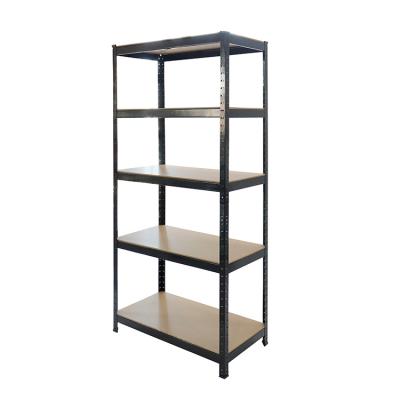 China Load Capacity 265KG Corrosion Protection Galvanized Heavy Duty Metal Rack Iron MDF Board Storage Iron Storage Rack Shelf for sale