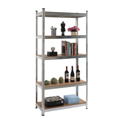 China Wholesale Corrosion Protection 5 Tier Boltless Metal Storage Rack Corner Rack, Warehouse Storage Rack, Slotted Corner Storage Rack for sale