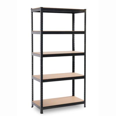 China Corrosion Protection Garage Shelving 5 Tiers Boltless Storage Racking Shelves Unit Stacking Racks For School Restaurand Etc. of Office Home. for sale