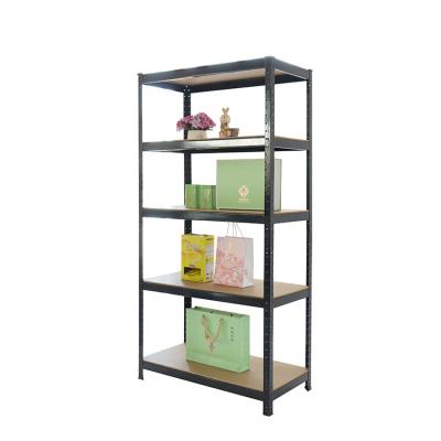 China Heavy Duty Galvanized Steel Iron Corrosion Protection MDF Board Storage Iron Storage Rack Shelf Metal Etagere Industriel for sale