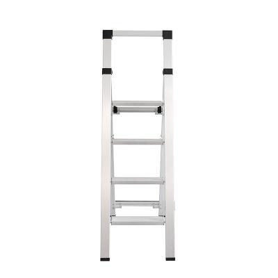 China Custom 2/3/4/5/6/7 Folding Step Ladders Factory Wholesale Aluminum Folding Ladders With Handrail for sale