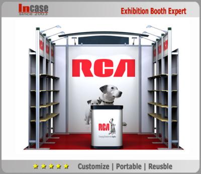 China Recyclable Modular Exhibits , Aluminum Frame Exhibition Display Booth for sale