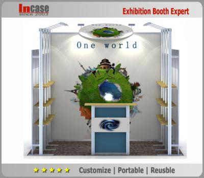 China Eco - Friendly Modular Exhibits , Digital Printing Trade Show Booth for sale