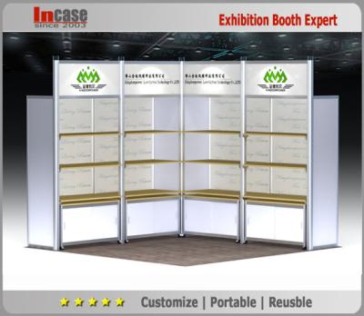 China Silver 10x10 Booth Display , Aluminum Portable Exhibition Booths For Sale for sale