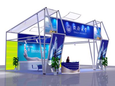 China 4m*4m Island Truss Trade Show Booth Displays , Exhibition Truss System for sale