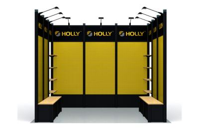 China Light Weight and portable 10ft Aluminum Modular Booth Systems for sale